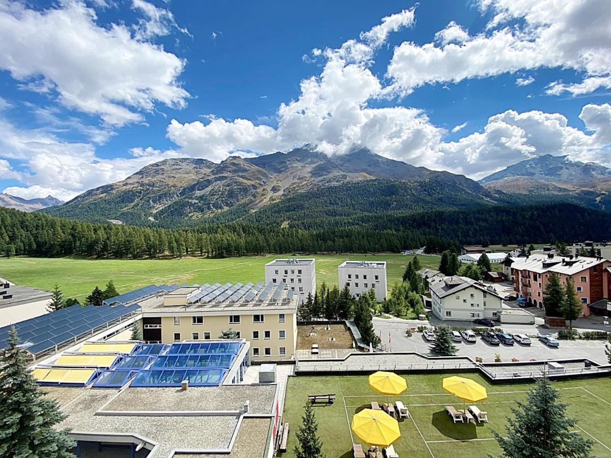 42M2 Alpenschick Mit Balkon, Ausblick, Pool - E405 Apartment St. Moritz Exterior foto