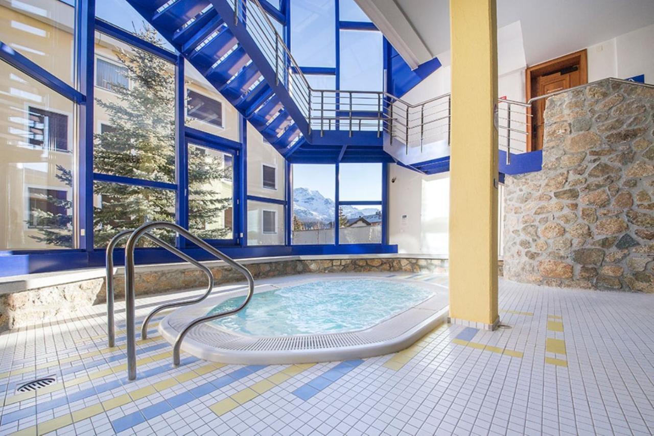 42M2 Alpenschick Mit Balkon, Ausblick, Pool - E405 Apartment St. Moritz Exterior foto